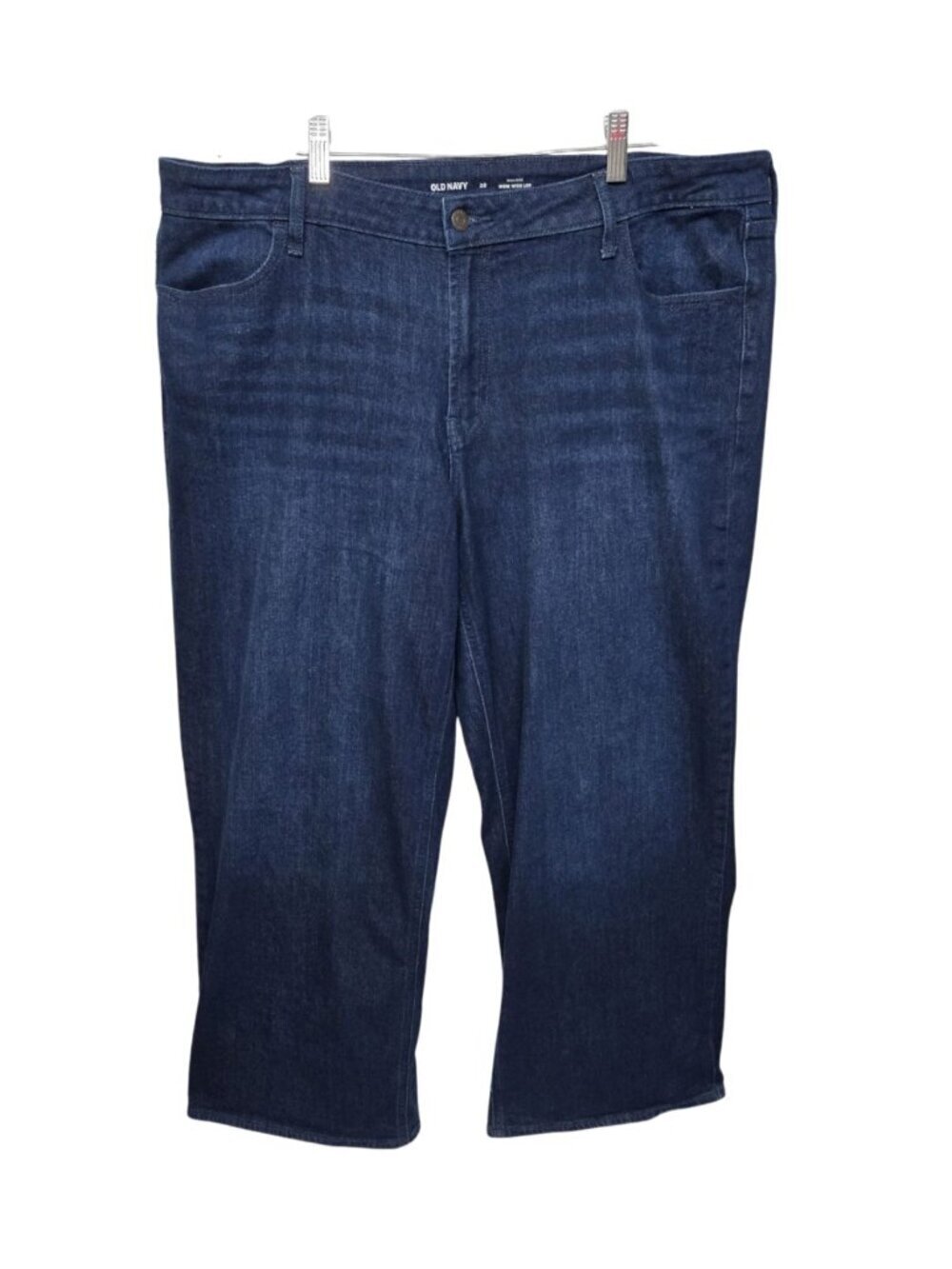 Old Navy Wow Wide Leg Jeans High Rise Plus Size 20 Dark Wash Y2K
